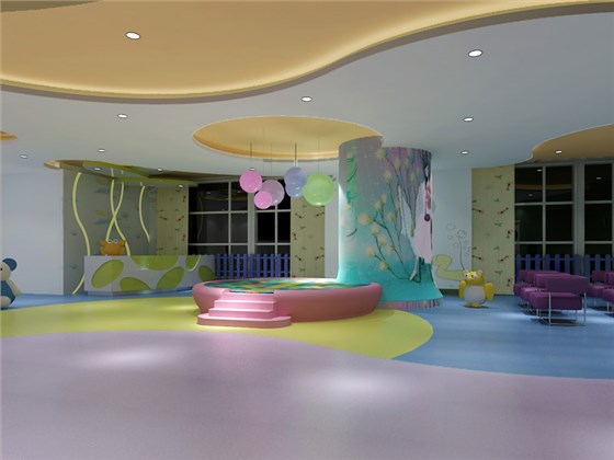 星潤幼兒園塑膠地板