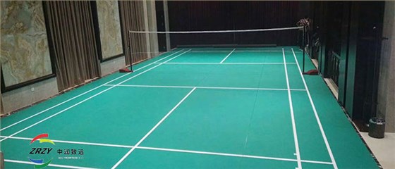 中潤致遠為百富怡大酒店鋪設(shè)的運動地膠