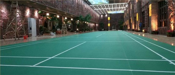 河北天德集團職工羽毛球館
