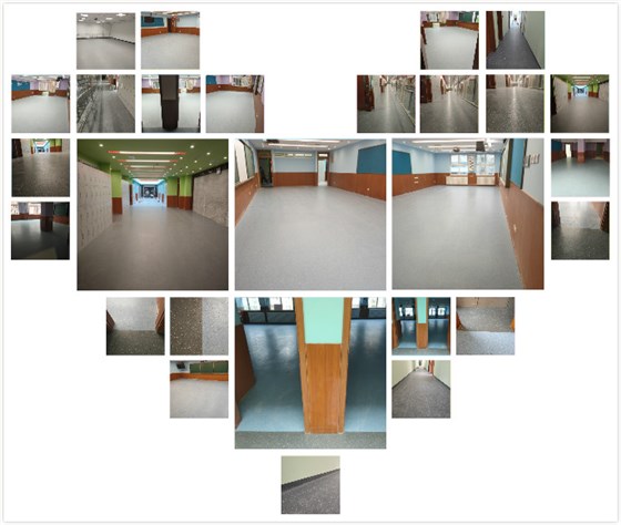 建華實驗學(xué)校阿姆斯壯橡膠地板