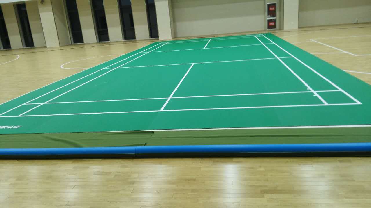 瑞豐鋼鐵羽毛球場地運動地板項目圓滿完工！