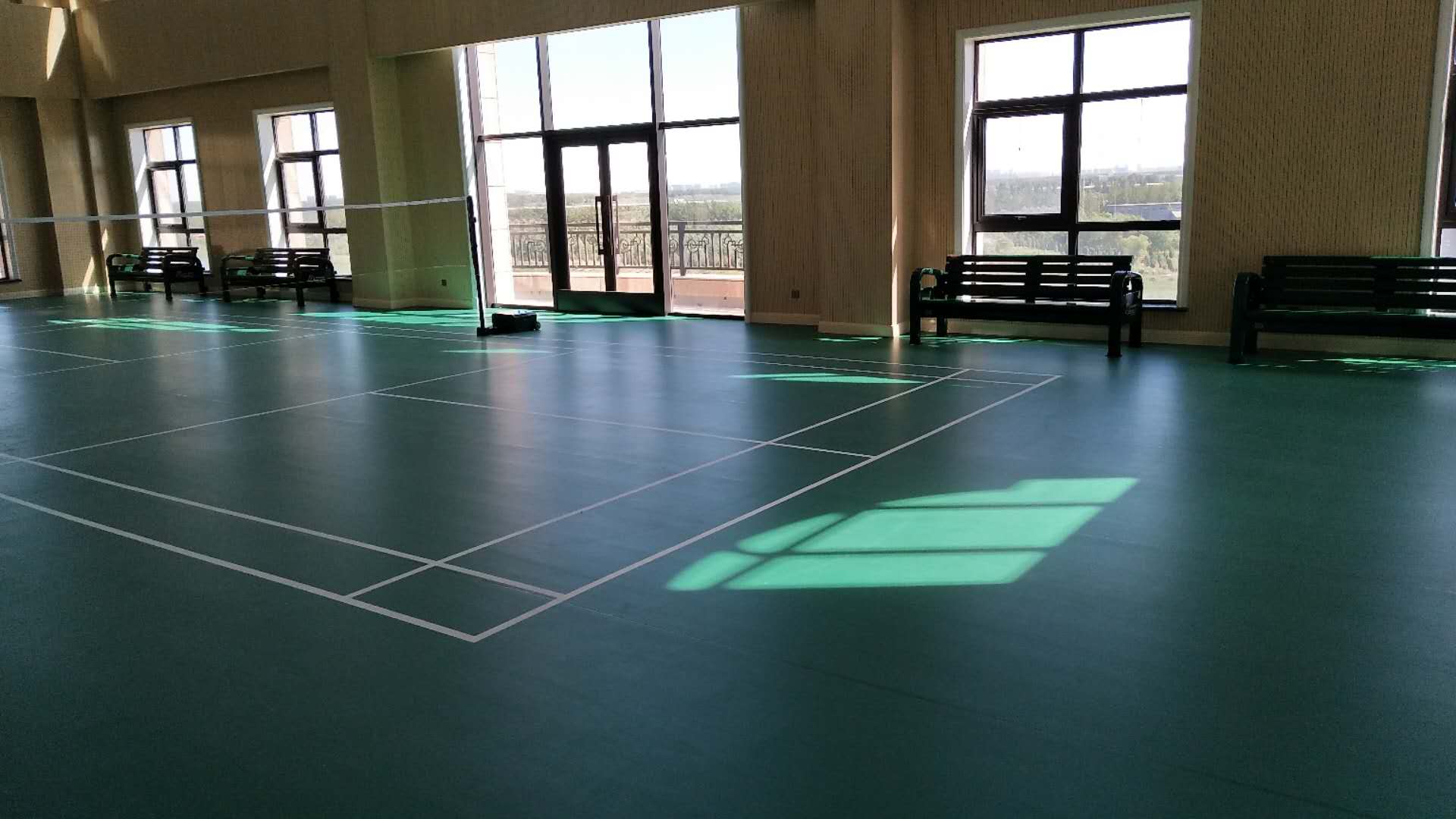 恭賀國測會展中心羽毛球塑膠地板項目順利完工！