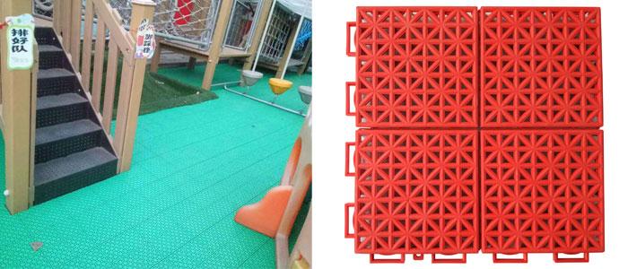 SES軟連接懸浮式拼裝地板施工完成