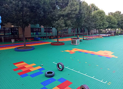 【案例回顧】幼兒園專用懸浮式拼裝地板，昌平幼兒園沒選錯！