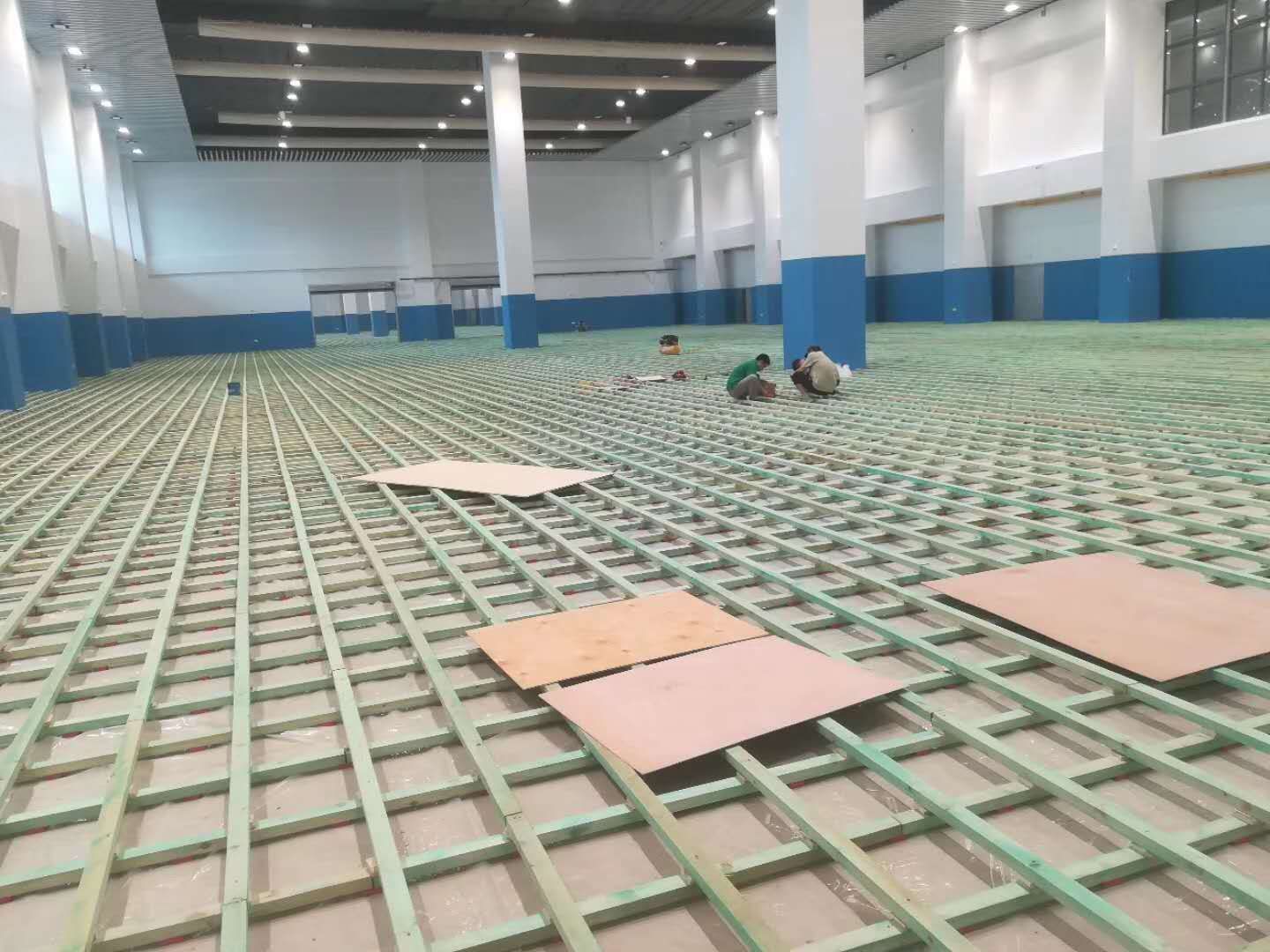 運動木地板施工