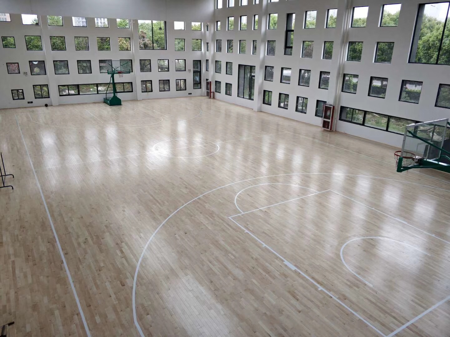 鄭州大學附屬中學運動木地板