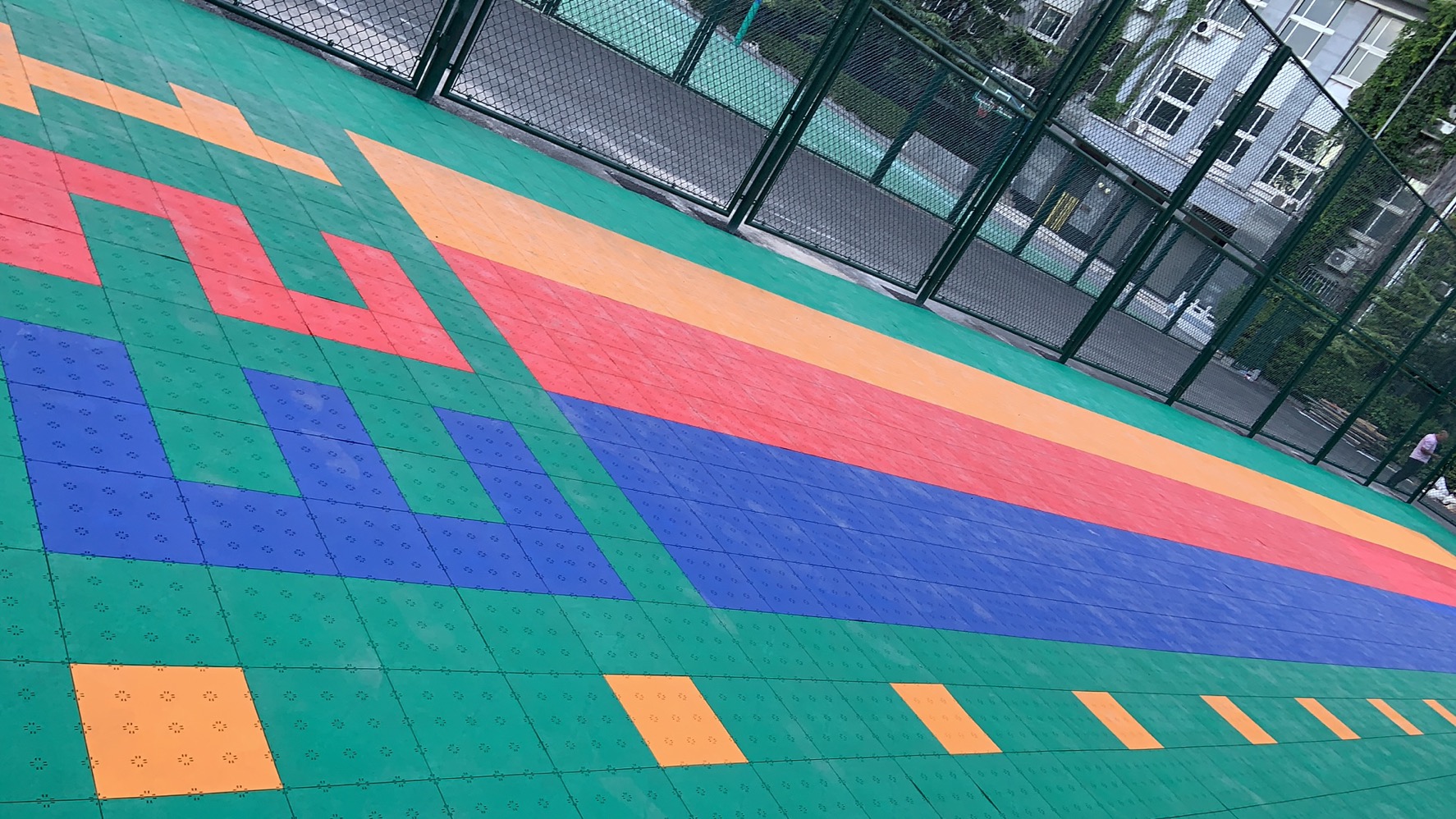 操場懸浮地板改造
