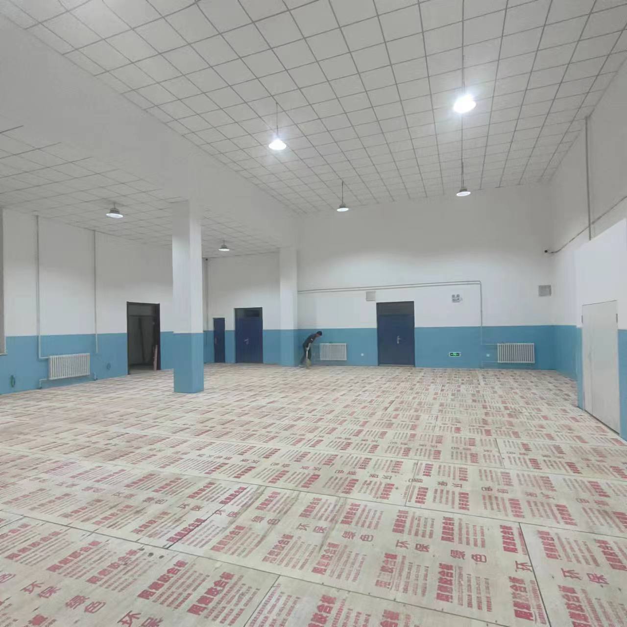 案例|哈爾濱某機關單位羽毛球場館運動木地板圓滿完工！