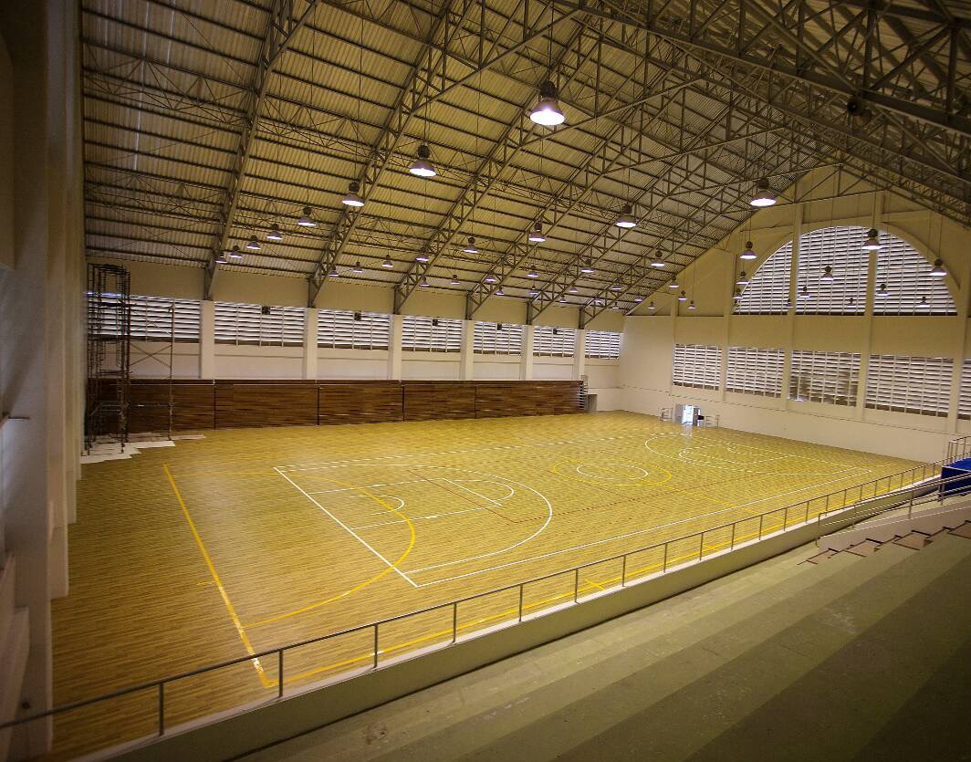 籃球場楓木紋PVC運動地板