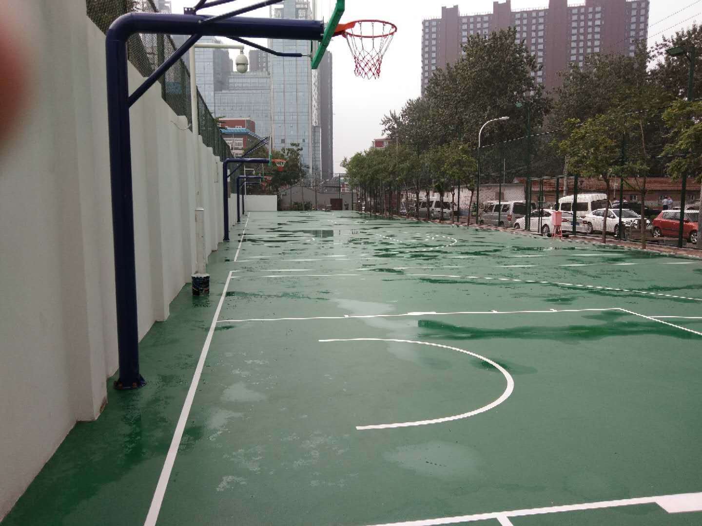 PFO室外專用水晶沙運(yùn)動(dòng)地板